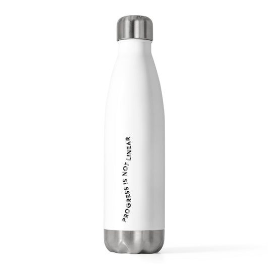 Progress is Not Linear Insulated Water Bottle 20oz