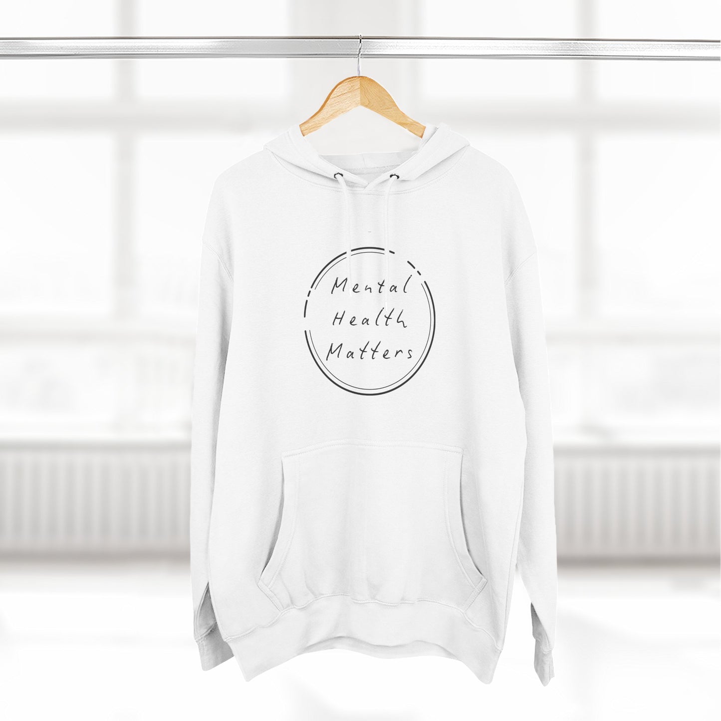 Mental Health Matters Hoodie — Resilience Inc. Minimalist Awareness Pullover