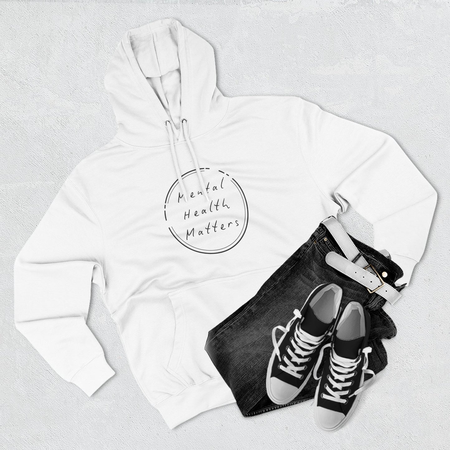 Mental Health Matters Hoodie — Resilience Inc. Minimalist Awareness Pullover