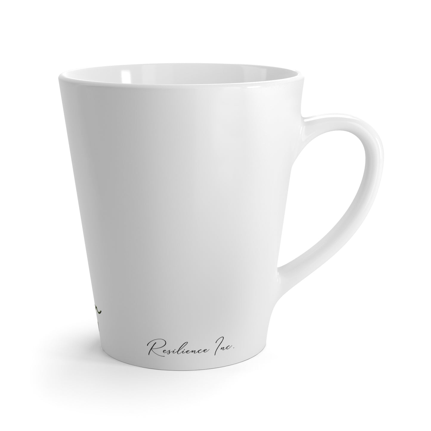 Latte Mug — Floral "Teach Them, Love Them, Watch Them Grow" Ceramic Coffee Mug